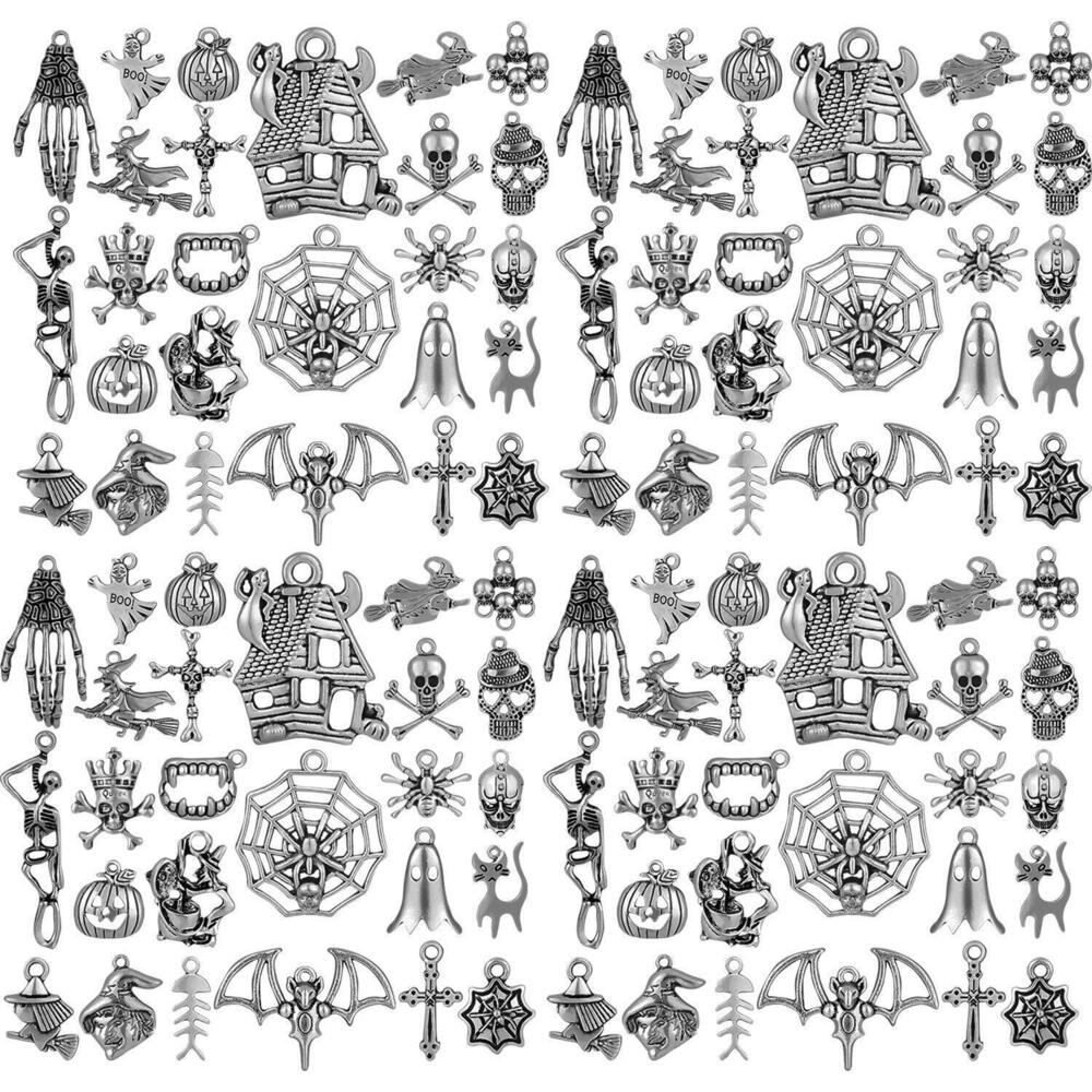 7991 70 Pcs Halloween Charms Dragon Charm Pendant for DIY Necklace Bracelet